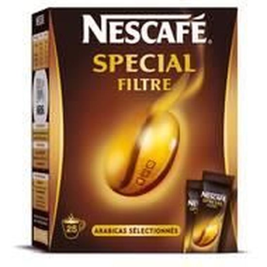 Café soluble spécial filtre en stick, Nescafé (x 25 sticks)