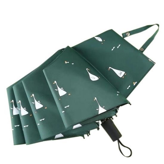 Parapluie Automatique Compact Et Coupe-Vent - Imperméable, Anti-UV UPF 50+, Se Plie à 32cm, Idéal Voiture Et Sac