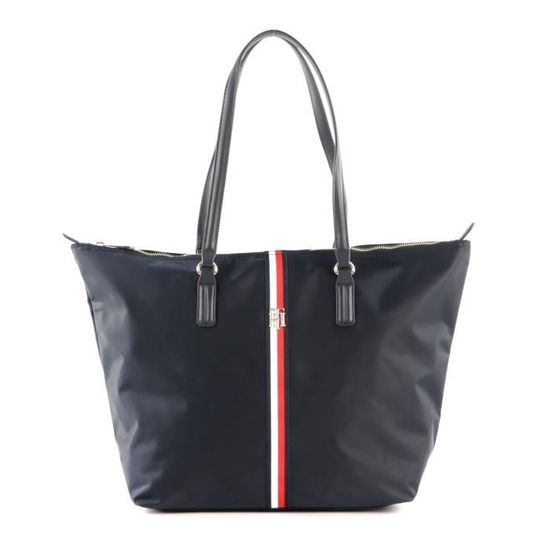 TOMMY HILFIGER Poppy Tote Corp Navy Corporate [170238] -  sac shopper sac a main