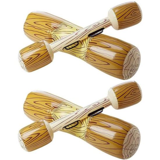 Lot 2 Bâtons De Combat Gonflables Eau – Jouets Piscine Géants Pour Batailles Fun Adulte & Enfant