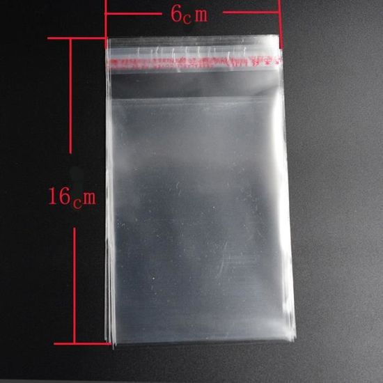 200 Sacs En Cellophane Transparents 7x10 Cm, Refermables, Pour Emballage Alimentaire, Bonbons, Biscuits, Boulangerie (film OPP De Qualité Alimentaire)
