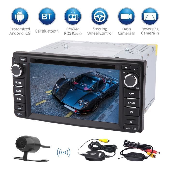 Car Navigation GPS stéréo En voiture Dash 6.2 pouces Unité principale CD DVD Lecteur multimédia pour TOYOTA Corolla EX 2008 ~ 2013
