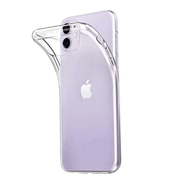 Coque silicone transparente iPhone 11