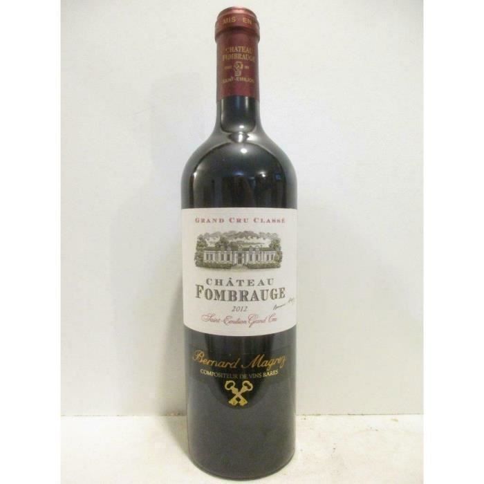 saint-émilion château fombrauge grand cru rouge 2012 - bordeaux