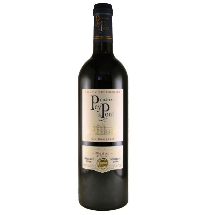 Château PEY DE PONT Cru Bourgeois 2015 AOP MEDOC CRU BOURGEOIS -Vin rouge de Bordeaux - 75cl