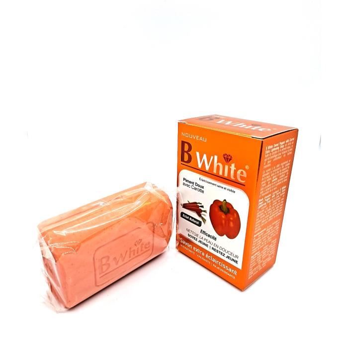 B White Piment Doux avec Carotte Savon Eclaircissant
