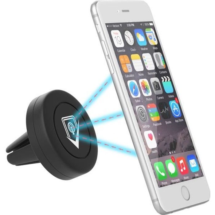 VeoPulse Support téléphone voiture tous smartphones confondus - IPHONE SAMSUNG WIKO HUAWEI SONY NOKIA - Maintien garanti