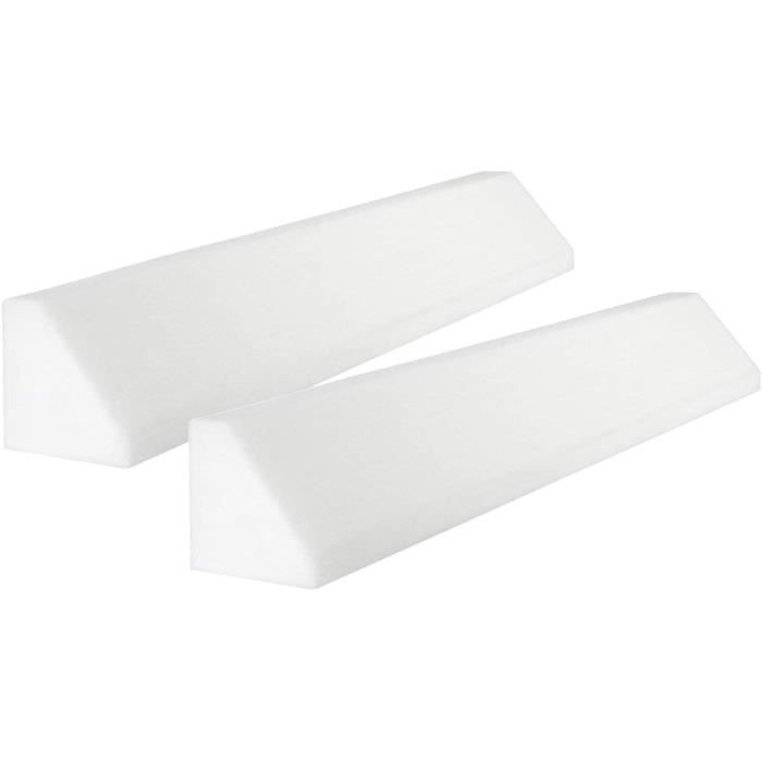 Pekitas Barrière de protection en mousse pour lit pour bébés, enfants, fabriquée en Espagne Barrera 90cm,Pack 2 Uds blanc