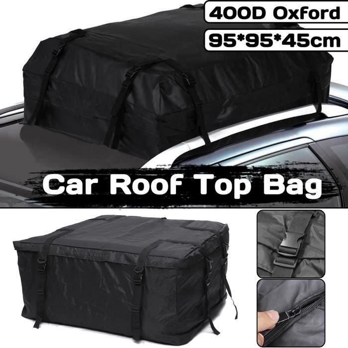 Sac De Toit Voiture Transporteur Bagage Stockage Voyage Etanche 95x95x45 CM L48191