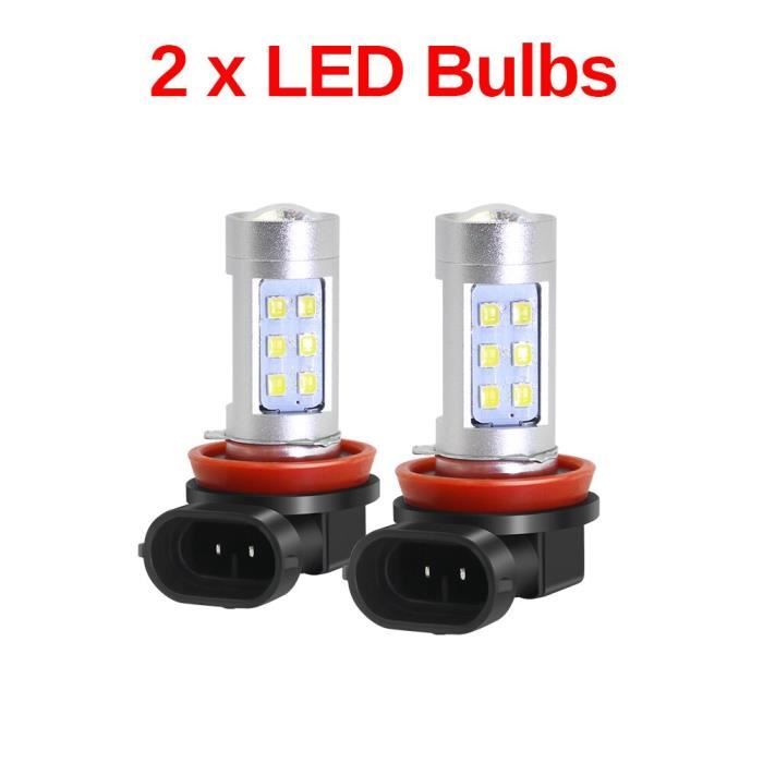 Angel Eye – phare antibrouillard pour voiture, anneau DRL pour Ford Focus Fusion Fiesta Ec -2 Pieces LED Bulbs