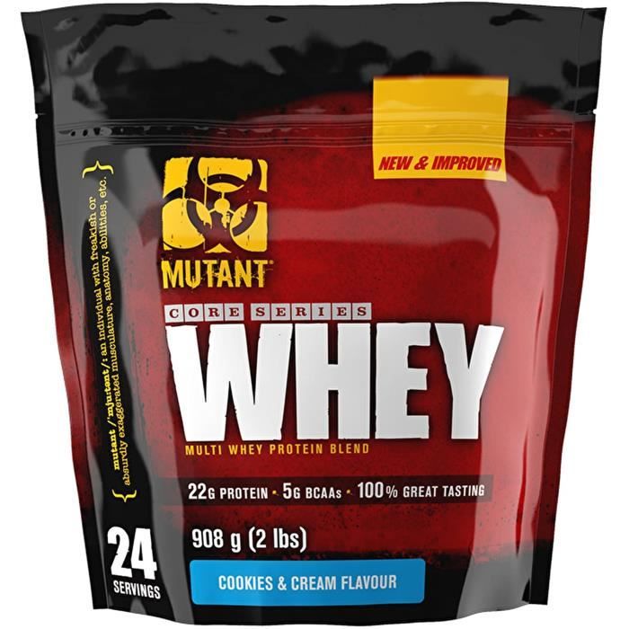 Mutant Whey Cookies & Cream Protéine 2 lb