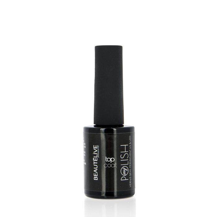Top coat UV & LED Ongles Effet Transparent Brillant 15ml, Beautélive MyPolish