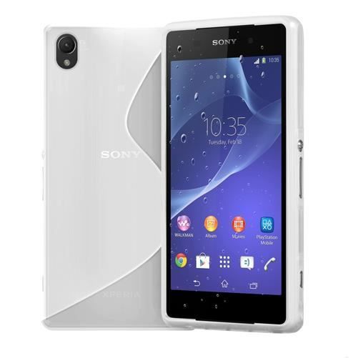 Coque TPU type S pour Sony Xperia Z2 - blanc