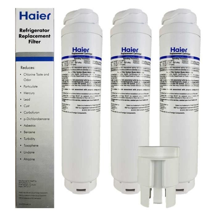 Filtre Origine HAIER 0060218743 lot de 3