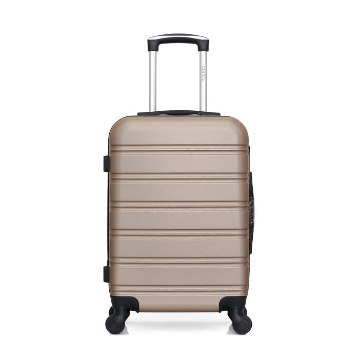 HERO – VALISE CABINE - ABS – 55cm – 4 roues – RENOSO – BEIGE