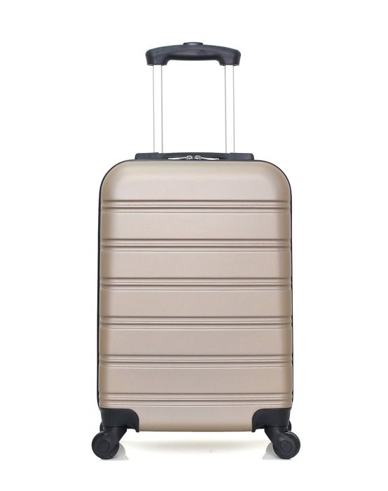 HERO – VALISE CABINE | ABS – 55cm – 4 roues – RENOSO – BEIGE
