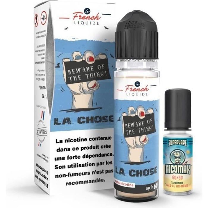Le French LIQUIDE - 10x La Chose 50/50 50ML + 10 Booster 10ML