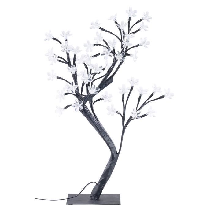 Arbre lumineux à LED avec 48 fleurs