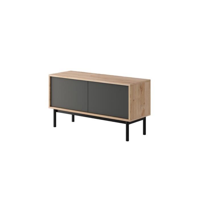Meuble télé BASI industriel 104 cm