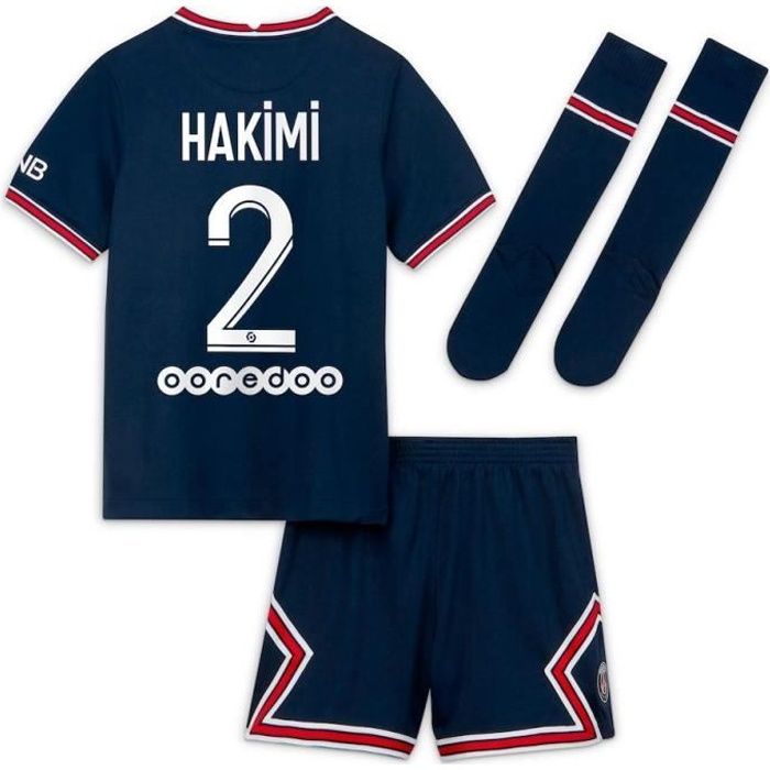 Maillot de football -Maillot de Formation Achraf Hakimi -Equipe de Paris -numéro 2