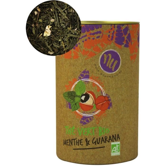NU Thé Vert Bio Menthe & Guarana 90g
