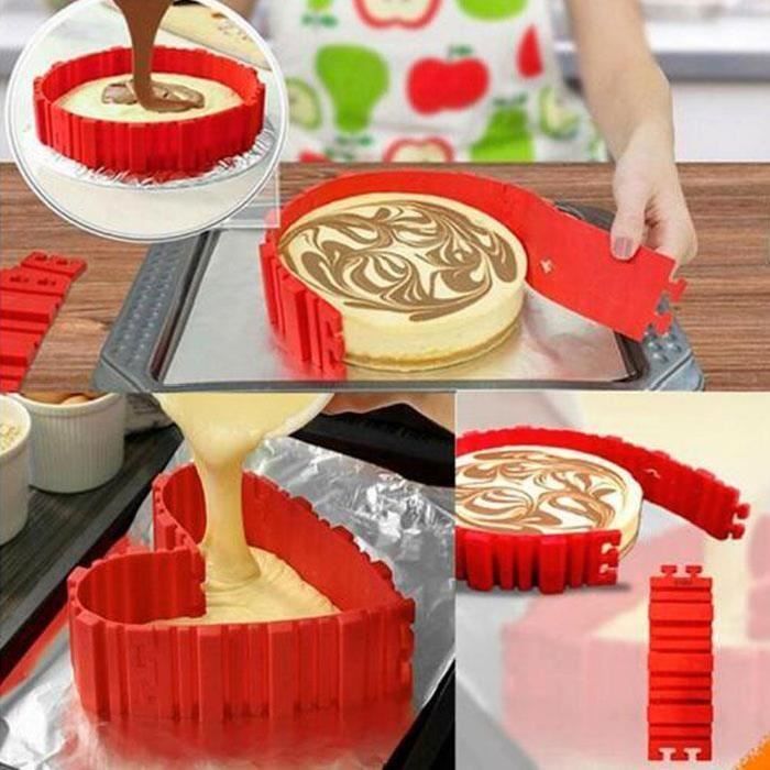Home Garden Moule Silicone Gateau Forme Coeur Bombe Dodu Patisserie St Valentin Amour Love Bakeware