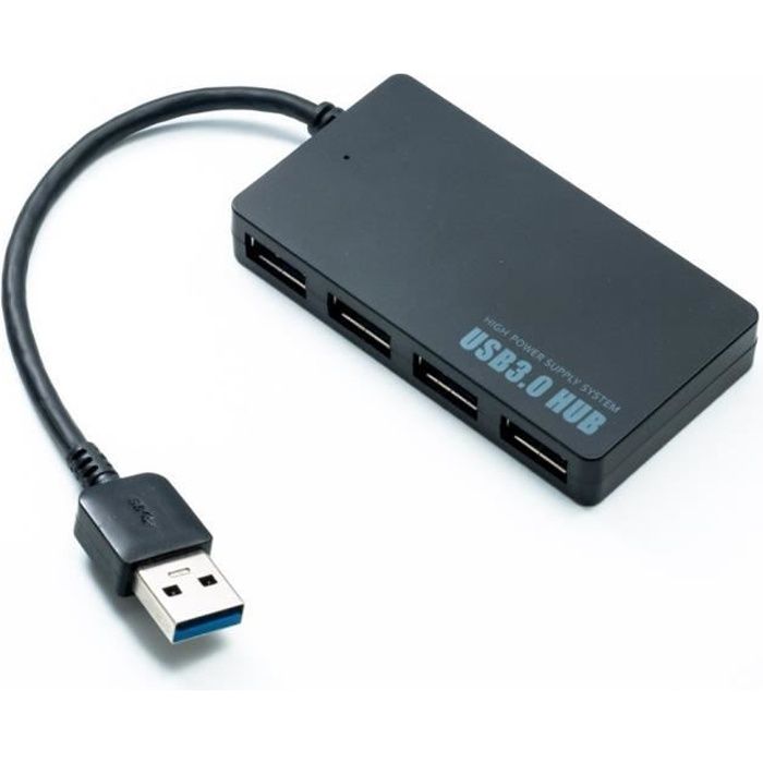 Hub adaptateur USB 3.0 4 Ports 5 Gbps Pour PC O...