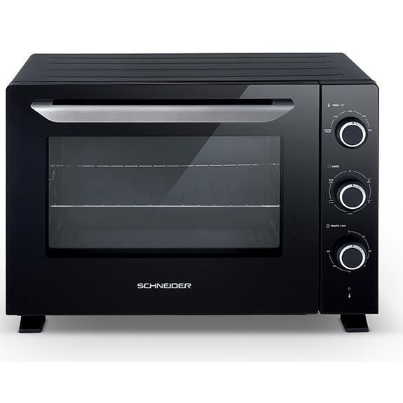 SCHNEIDER - SCEO936MB - Four posable - 36 litres - Chaleur tournante - Minuterie - Arrêt automatique - 1800W - Noir