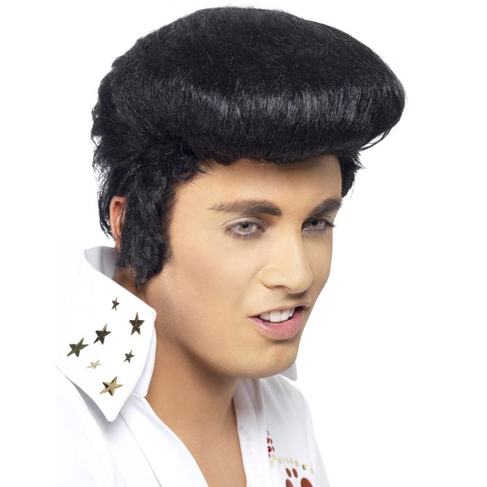 Perruque elvis presley luxe homme célébrité