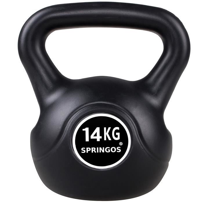 SPRINGOS® 14 kg Kettlebell haltère rond poids