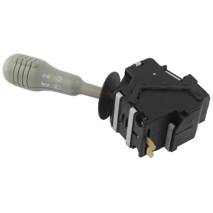 Commodo pour Renault Twingo 1 (1996-2007) feux, phares, éclairage, clignotants et kaxon (gris)