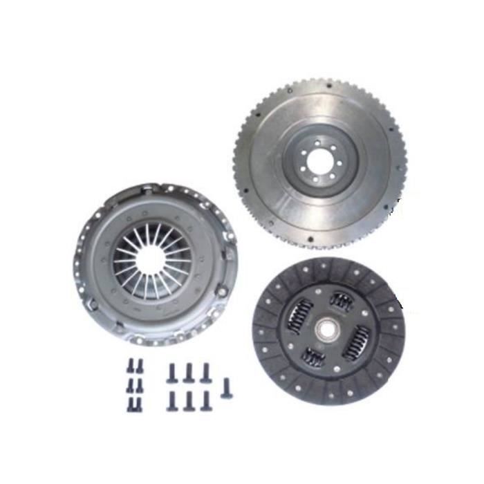 Kit d embrayage complet 3 pièces avec volant moteur rigide, Opel Corsa D 1.3 CDTI depuis 07/06