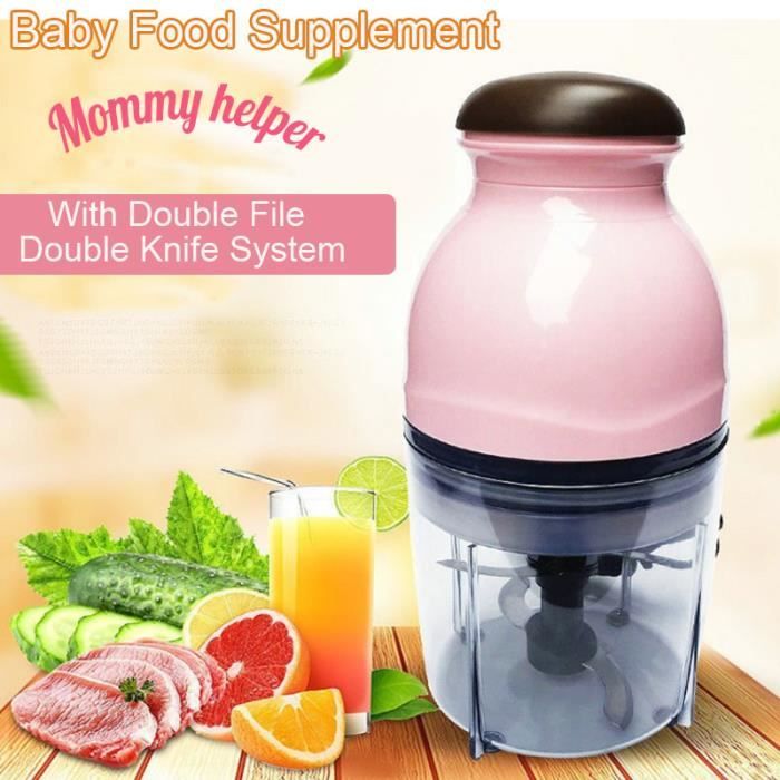 TEMPSA Mélangeur d'aliments pour Bébé Lait de Soja Viande Hachée Presse-fruits 220V