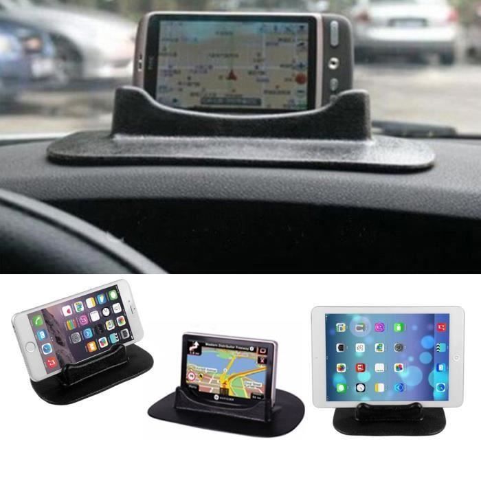Support GPS Anti Dérapant Voiture Silicone Gluant iPad iPhone 6 Samsung Note S6