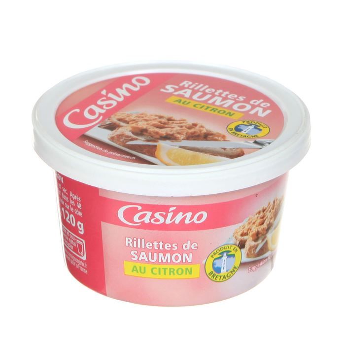 CASINO Rillettes de saumon 120g