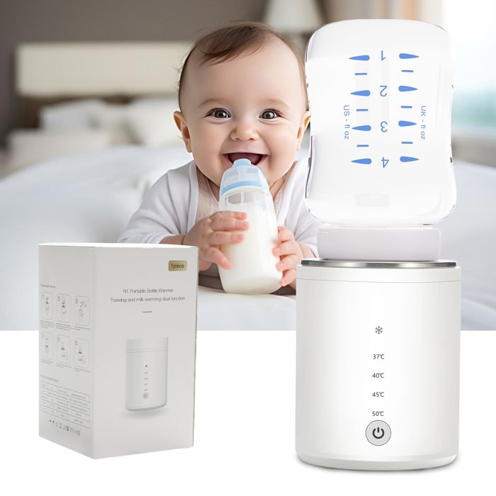 Chauffe-biberon électrique 8-en-1 - Réchauffe Lait Et Petits Pots, Contrôle Intelligent De La Température, 220V