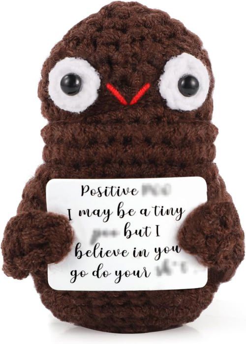 HRKVSK Positive Potato Pocket Hug Lot De 2 Mini Pelotes De Laine à Tricoter Créatives En