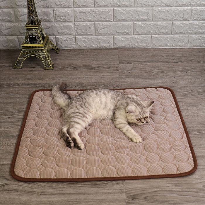 Meilleurs prix pour Tapis rafraîchissant pour chiens et chats, en soie glacée, couverture pour canapé, lit ou voiture, idéale pour l'été