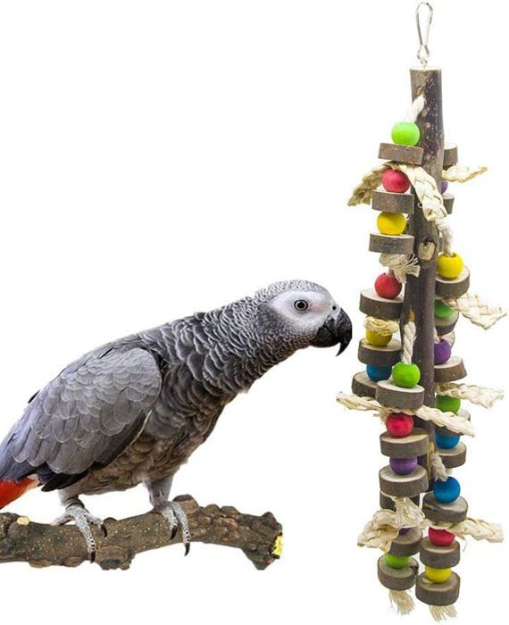 Meilleurs prix pour Jouets à Mâcher - YNKKVRE - Blocs en Bois - Pour Perroquets - Taille Moyenne - Intérieur