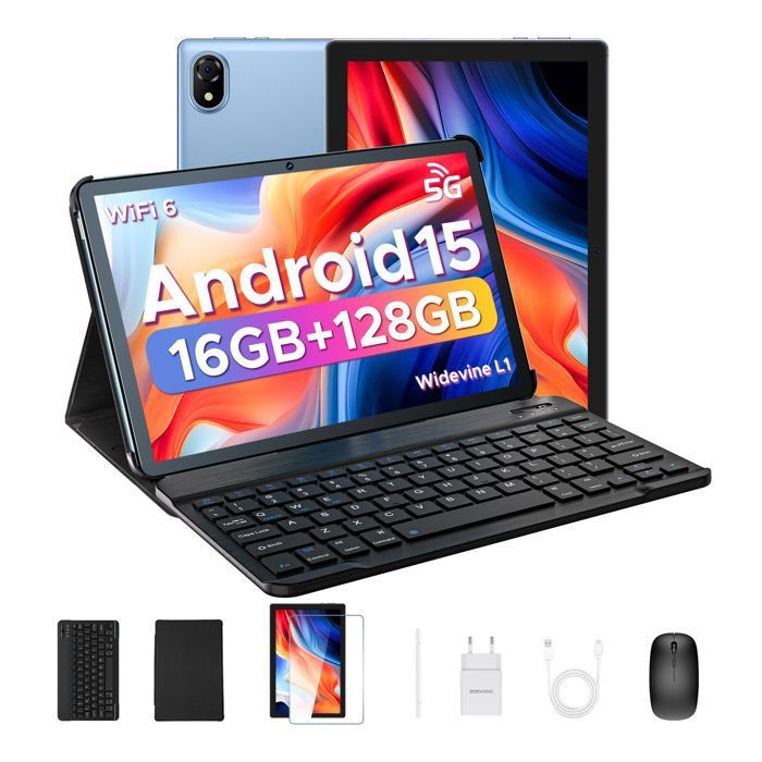 DOOGEE T36 Tablette avec Clavier Android 15, 12 Pouces 20 Go + 256 Go / 2 to Tablette avec SIM, Tablette Tactile 8800 mAh, Gaming Octa-Core avec Stylo/Clavier/Souris/Etui DOOGEE T36 Tablette avec Clavier Android 15, 12 Pouces 20 Go + 256 Go / 2 to Tablette avec SIM, Tablette Tactile 8800 mAh, Gaming Octa-Core avec Stylo/Clavier/Souris/Etui