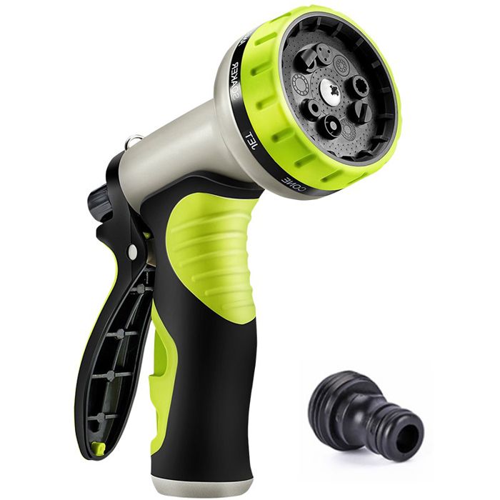 Pistolet D'Arrosage 9 Modes - Arrosoir Multifonction Pour Jardin, Voiture & Animaux - Poignée Ergonomique