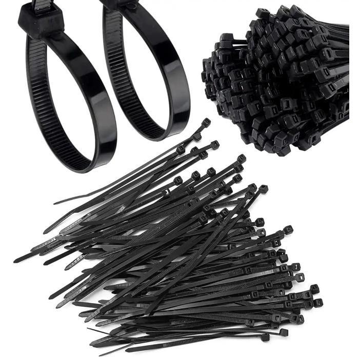 Lot De 100 Colliers De Serrage Glarks – Multi-usages, Pour Tuyaux Et Câbles