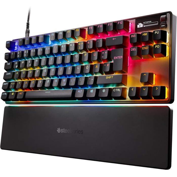 Clavier Gaming - STEELSERIES - Apex Pro TKL Gen 3 - HyperMagnetic - OmniPoint 3.0 - Actionnement ajustable
