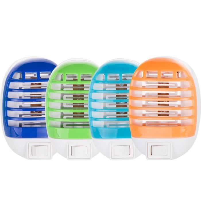 Lampe Anti-Insectes Lot de 4 - Lampe Anti Moustique Intérieur Lampe UV Tue Mouche bleu foncé vert bleu clair LAMPE ANTI-INSECTE