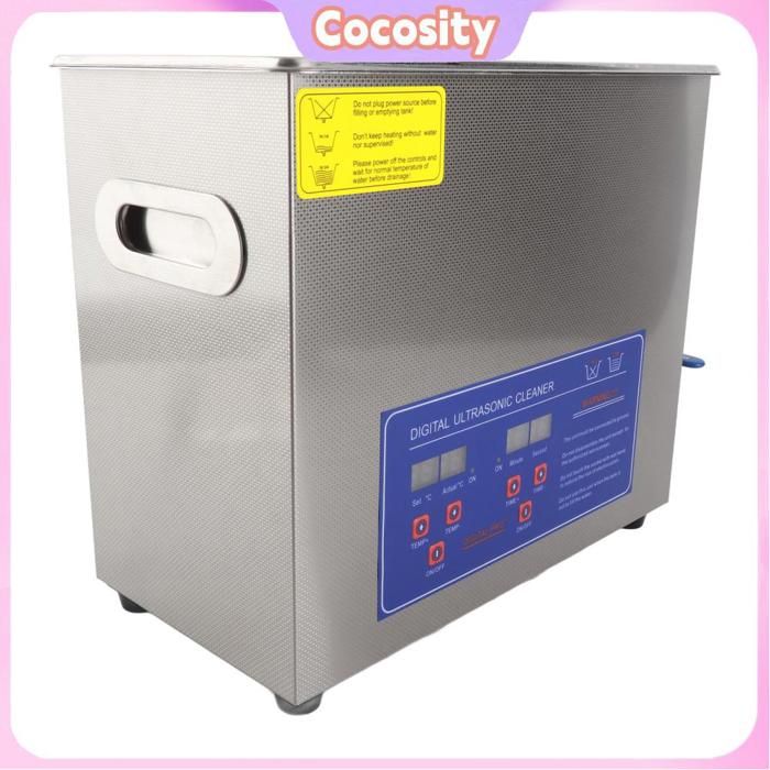 Cocosity Machine à nettoyer Machine de Lavage à Ultrasons Chauffage Minuteur Numérique electromenager nettoyeur Prise UE 220V