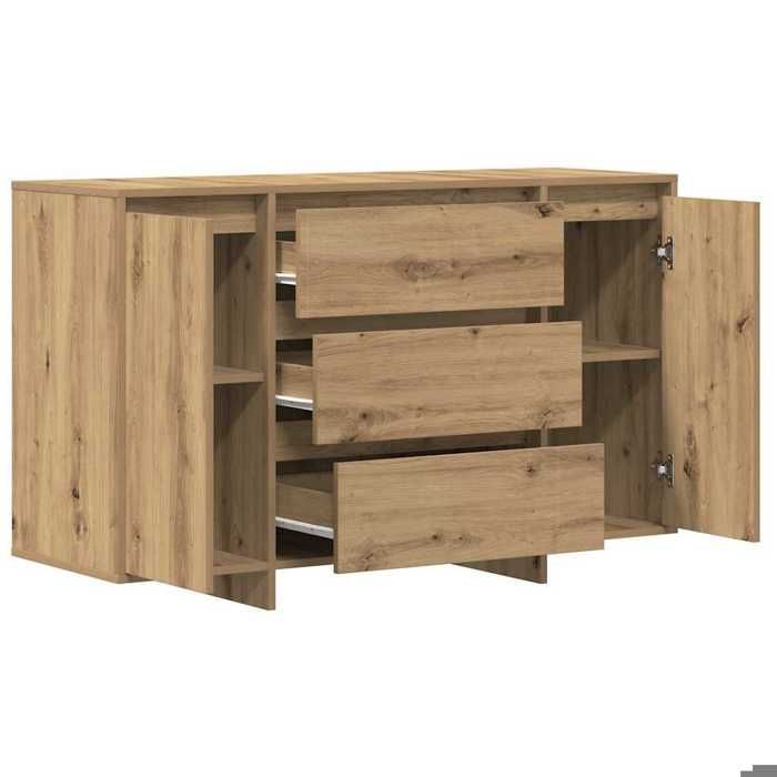 Meuble dappoint Artisan Chêne 120x41x75 cm Bois dingénierie_2 ans garantie_95483