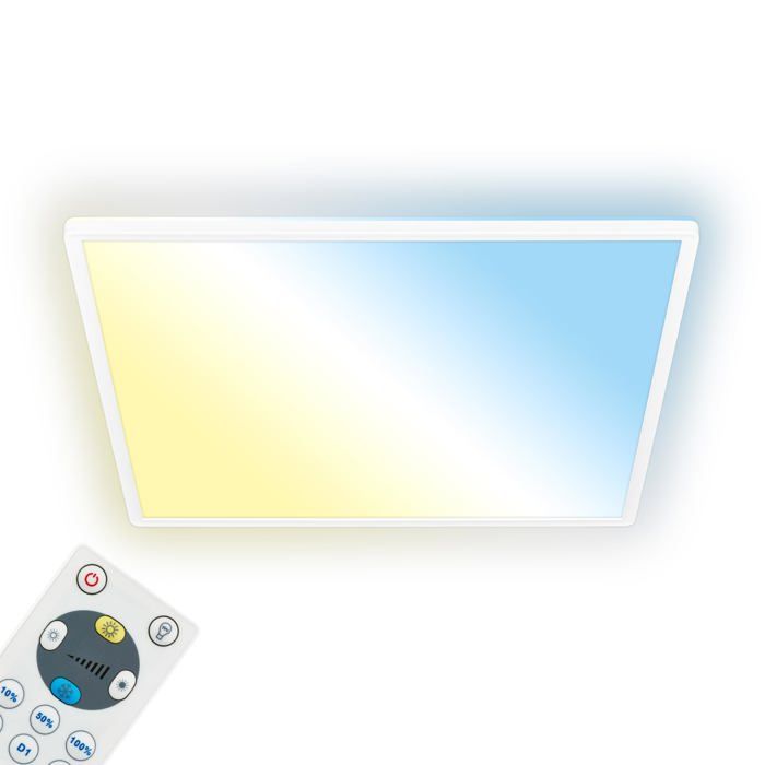 Plafonnier LED plat avec télécommande blanc chaud à blanc froid intensité lumineuse variable lampe LED lampe de salon panneau Plafonnier LED plat avec télécommande blanc chaud à blanc froid intensité lumineuse variable lampe LED lampe de salon panneau