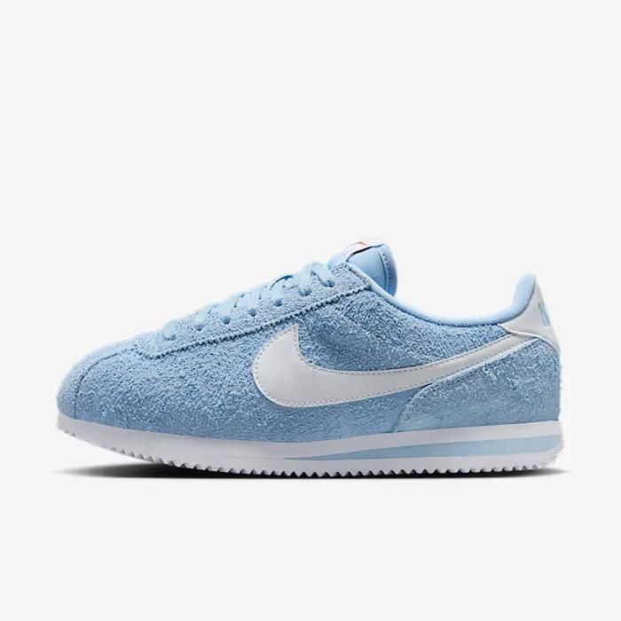 Baskets Nike Cortez Vintage Daim Aluminium