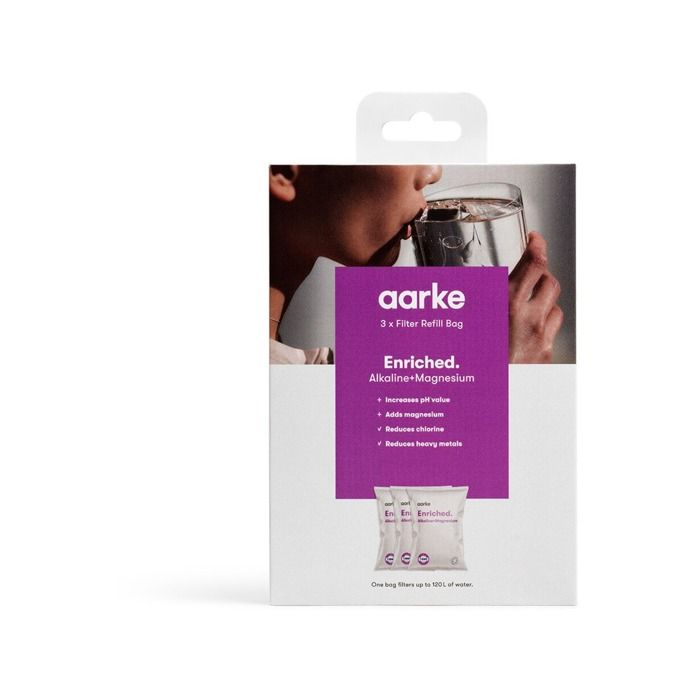 Recharge purificateur deau - AARKE - 3-Pack - Pure - Violet - Filtration améliorée