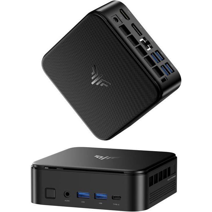 Mini PC Windows 11 NiPoGi AMD Ryzen 7 5700U16 Go RAM DDR4 512 Go SSD4K UHDWIFI BT5.2Noir